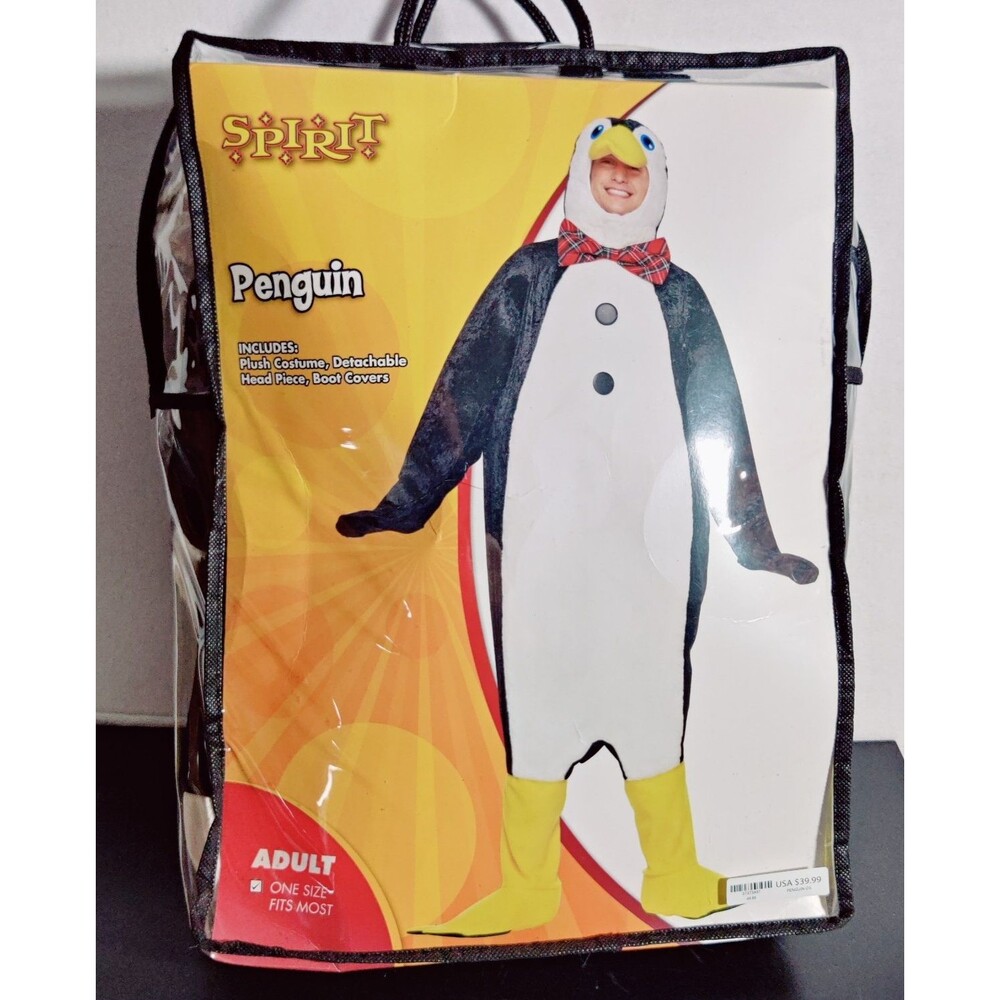 Adult Bow Tie Penguin Costume One Size Fits Most Halloween NEW
